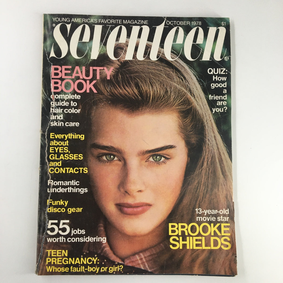 VTG Seventeen Mag: Brooke Shields 1978