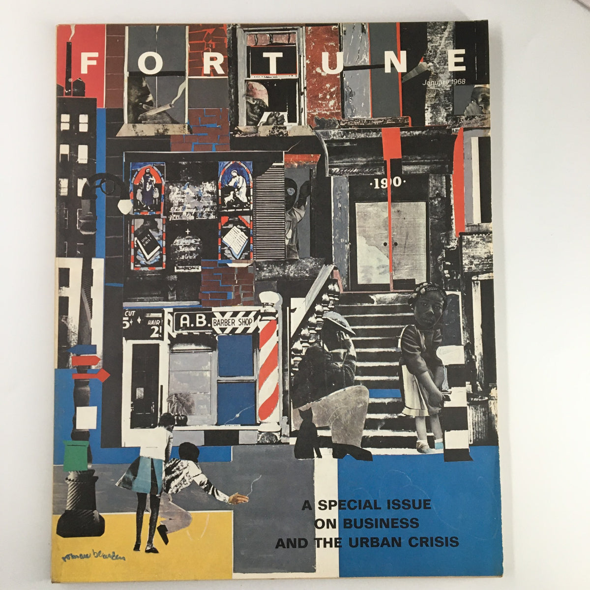 Fortune Magazine January 1968 Business and The Urban Crisis No Label