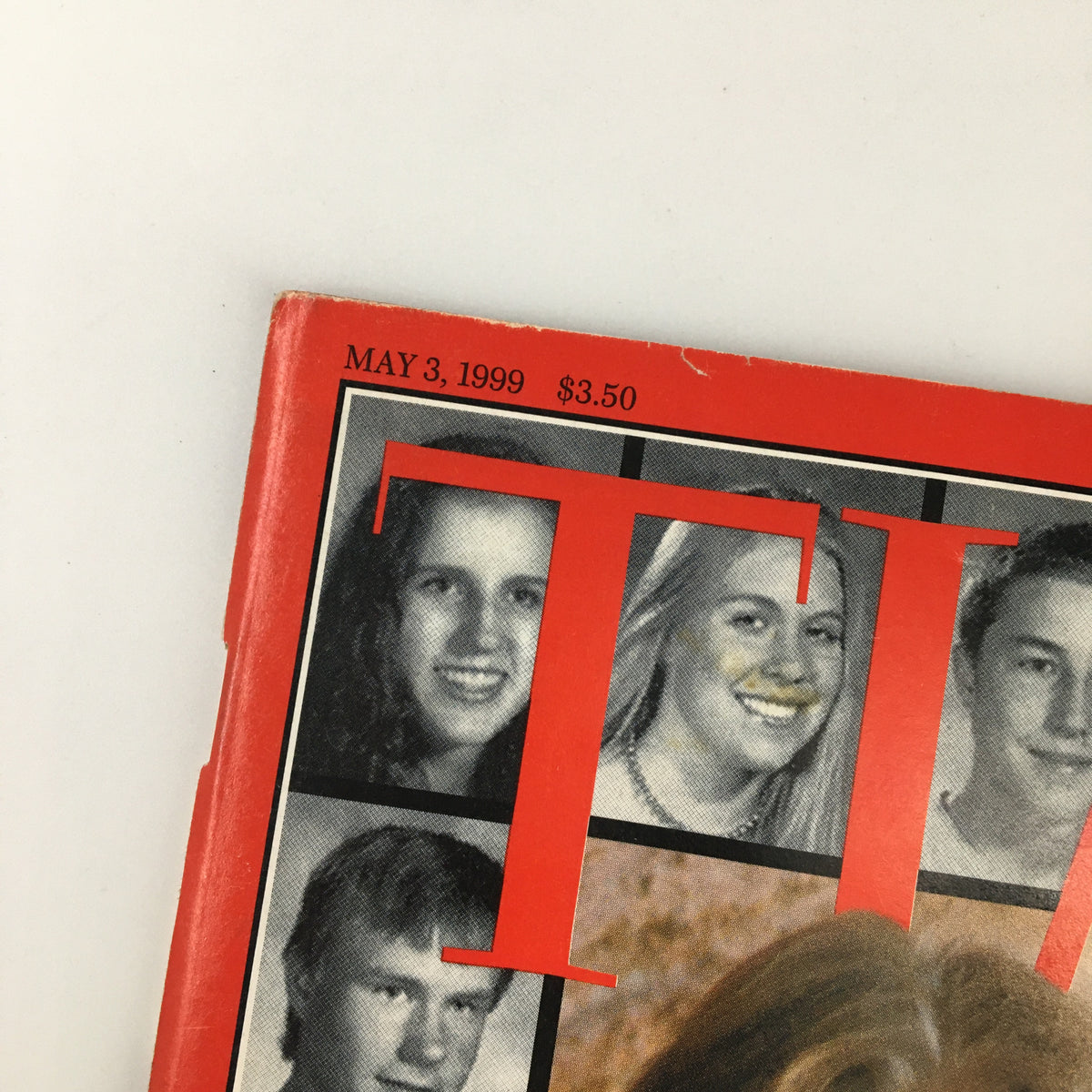 Cover of Time Magazine May 3, 1999 featuring the title 'The Monsters Next Door' with images of various individuals.