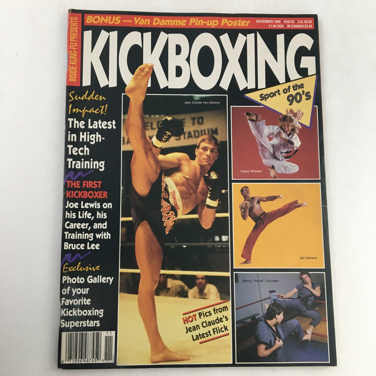 Kickboxing Magazine Nov 1989 - Van Damme