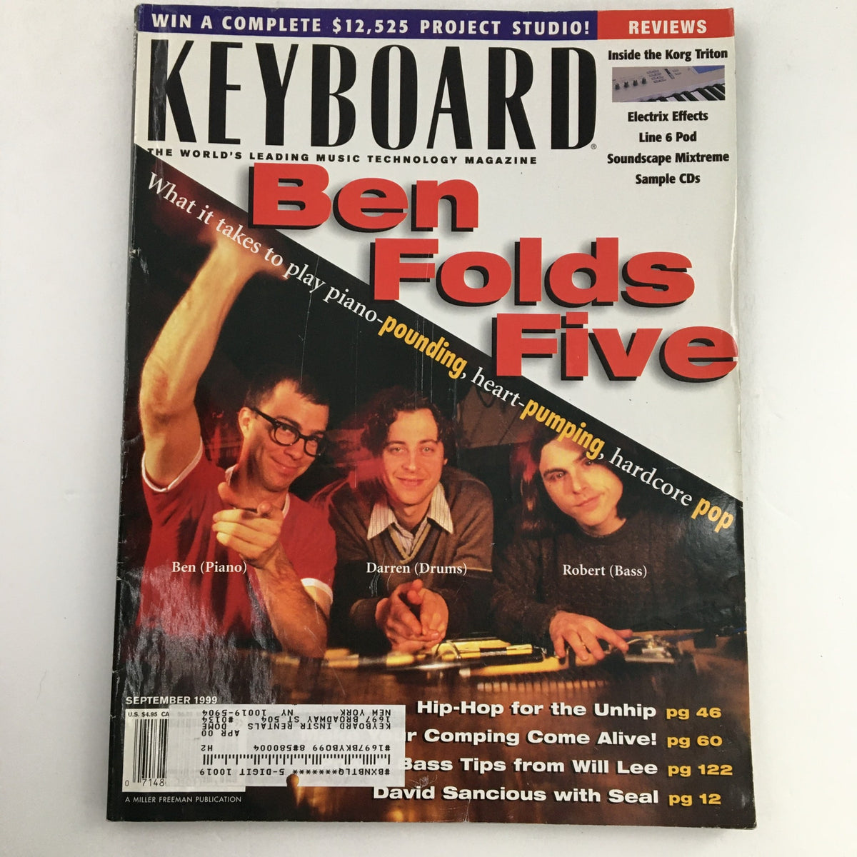 Keyboard Magazine Sept 1999 - Ben Folds Five