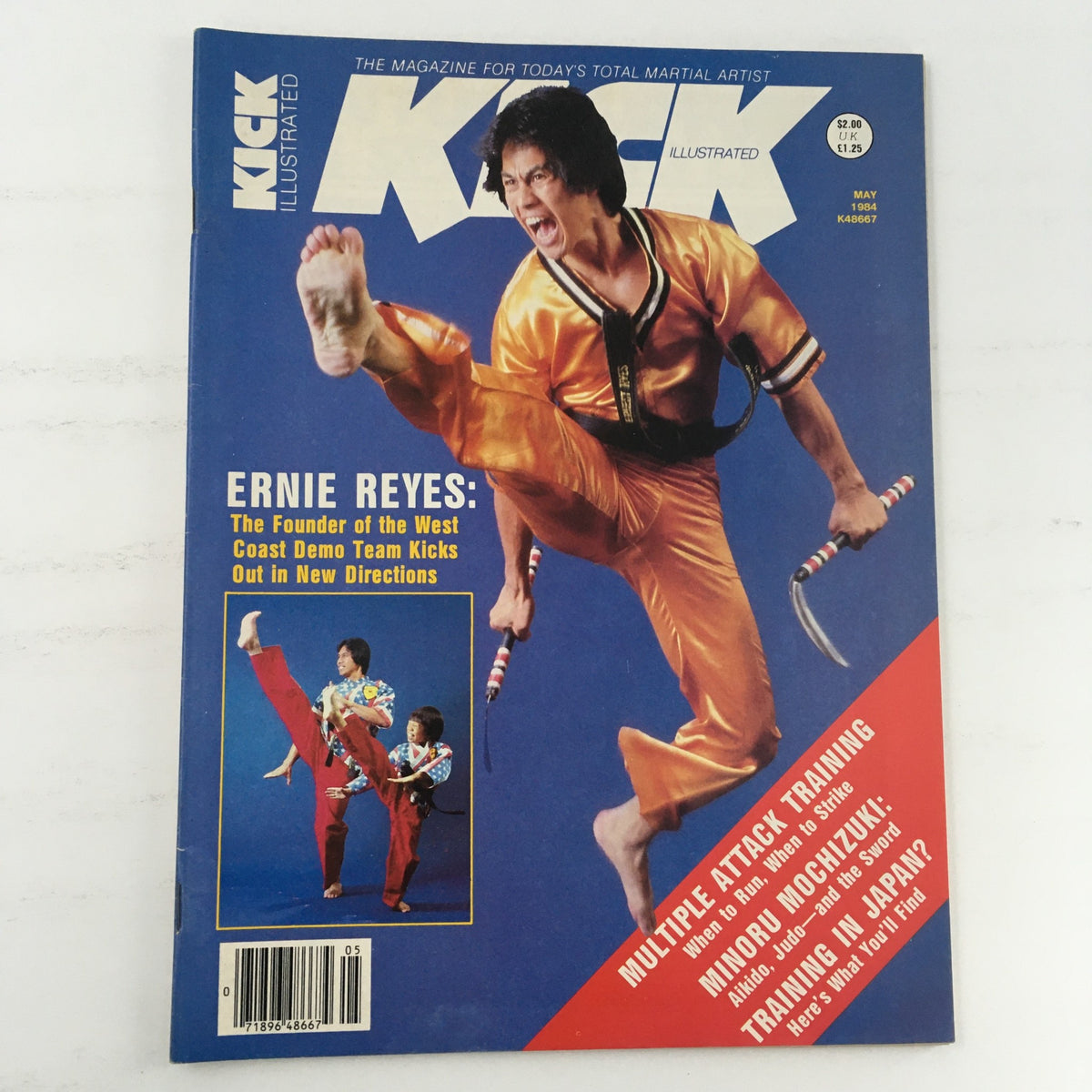 Kick Illustrated May 1984 Ernie Reyes Vintage Magazine