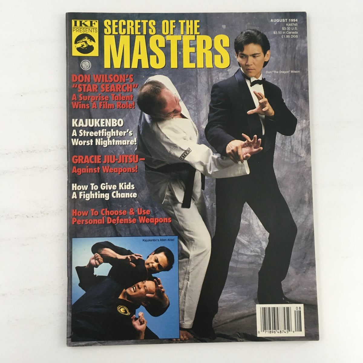 Secrets of the Masters Magazine August 1994 Don Wilson & Allen Abad, No Label