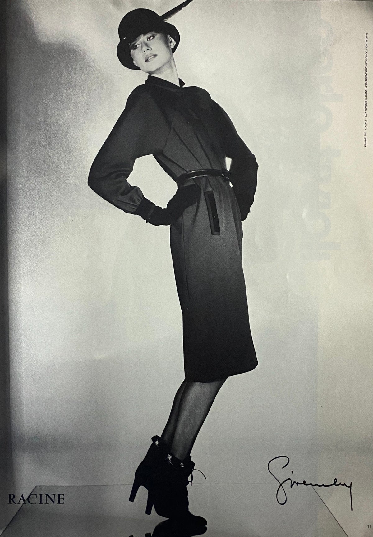 Vogue Paris Magazine September 1978 Bitten Knudsen Cover No Label