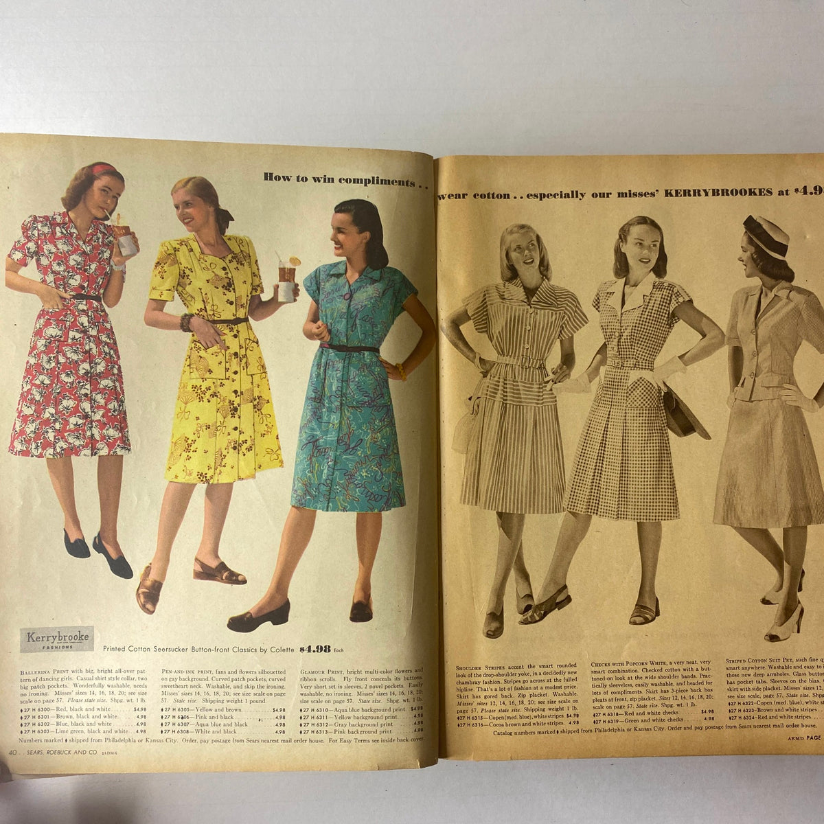 1947 Sears, Roebuck and Co. Spring and Summer Catalog