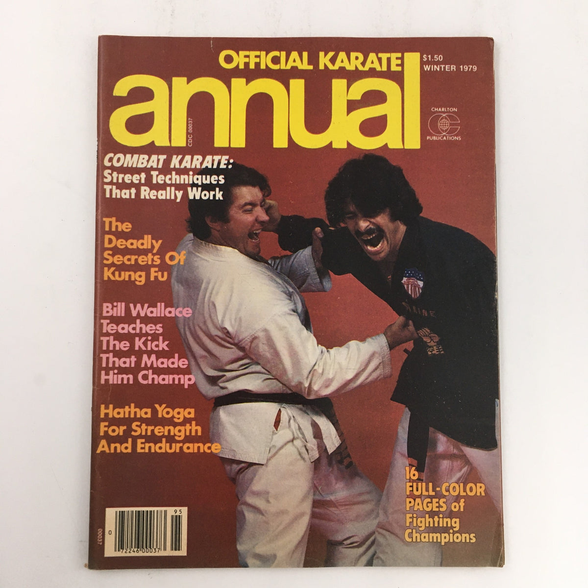 Official Karate Annual Magazine Winter 1979 John Kuhl Action Combat Karate