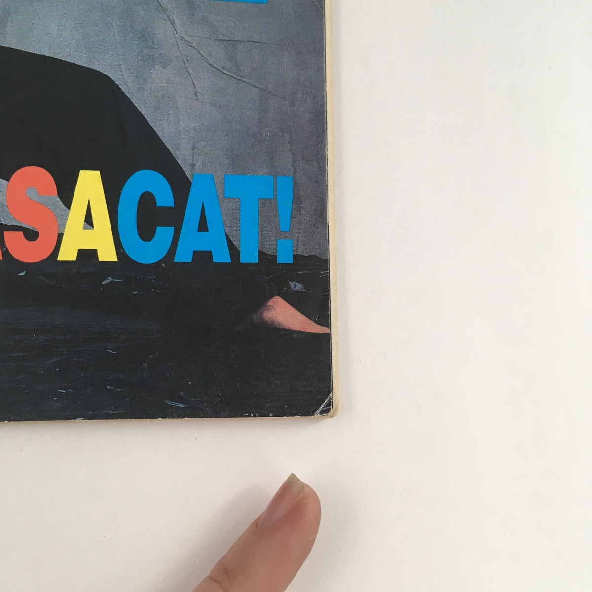 Close-up of the front cover corner of the MA Training Magazine November 1992, Volume 19, Issue 8, highlighting the text 'SACAT!' This collectible magazine features articles on martial arts training and is a part of early 90s media history.