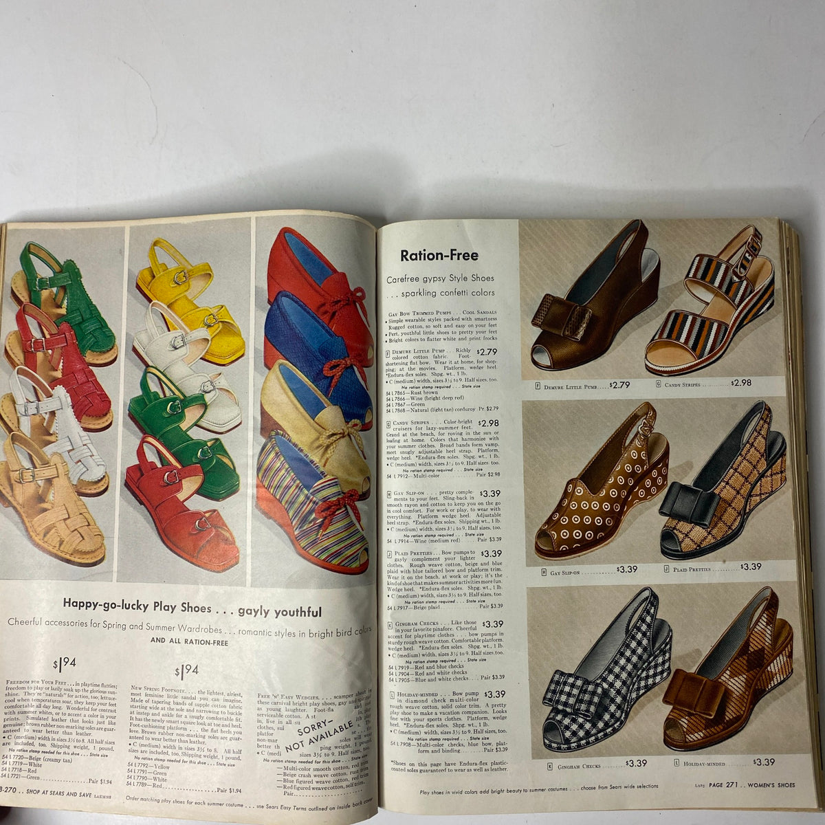 1945 Sears, Roebuck and Co. Spring and Summer Catalog