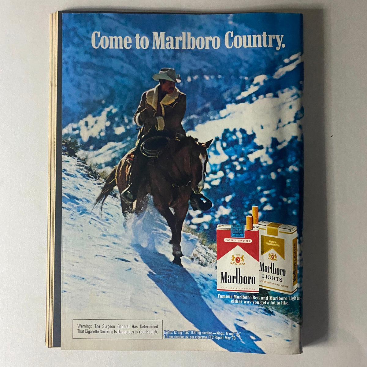 Cover of Cycle World Magazine December 1979 featuring a dramatic image of a cowboy on horseback in a snowy landscape, accompanied by Marlboro cigarette advertisements. This issue highlights the 1980 Yamaha XS Eleven Special.