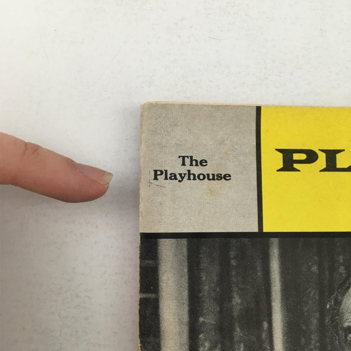 Close-up image of the 1967 Playbill for The Impossible Years by Arthur Storch and Sam Levene, highlighting the title and venue, The Playhouse.
