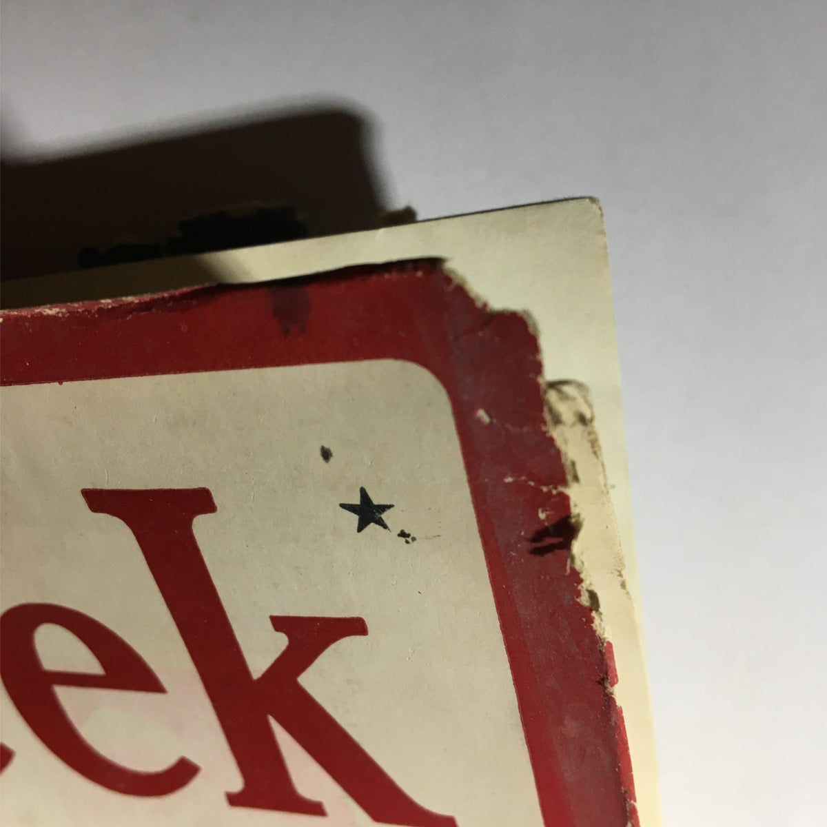 Detail view of the July 10, 1939 Newsweek Magazine cover, highlighting the corner damage and vintage design.