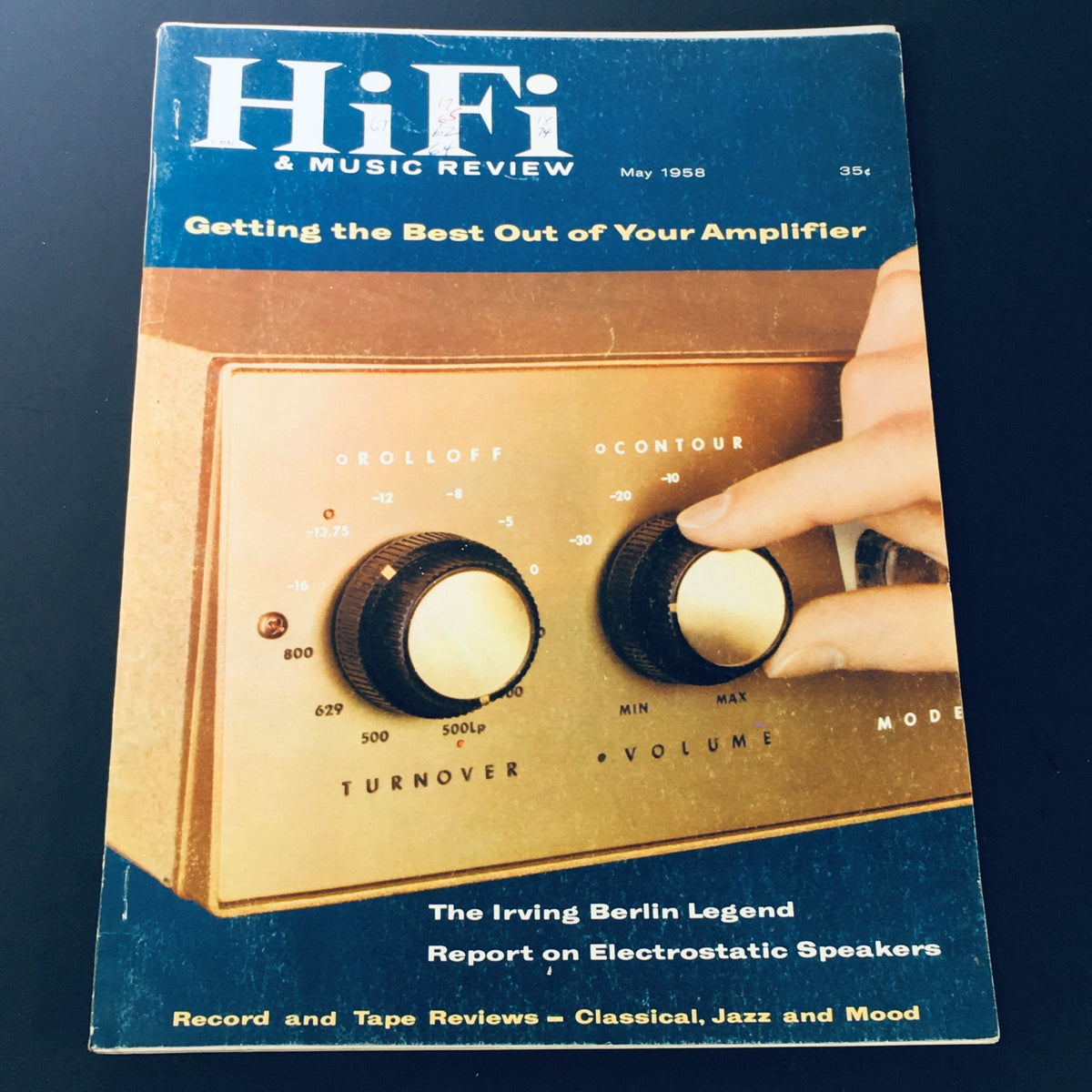 Vintage HiFi Music Review Magazine May 1958 - The Irving Berlin Legend / Jazz & Mood