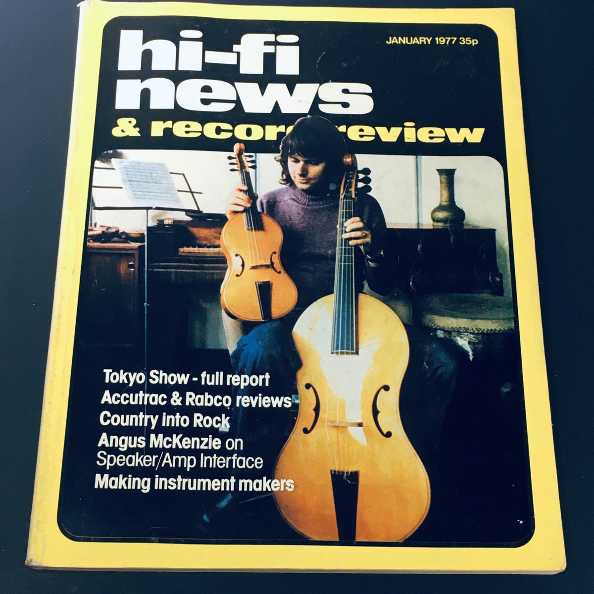 Vintage HiFi News & Record Review January 1977 - Angus McKenzie / Tokyo Show