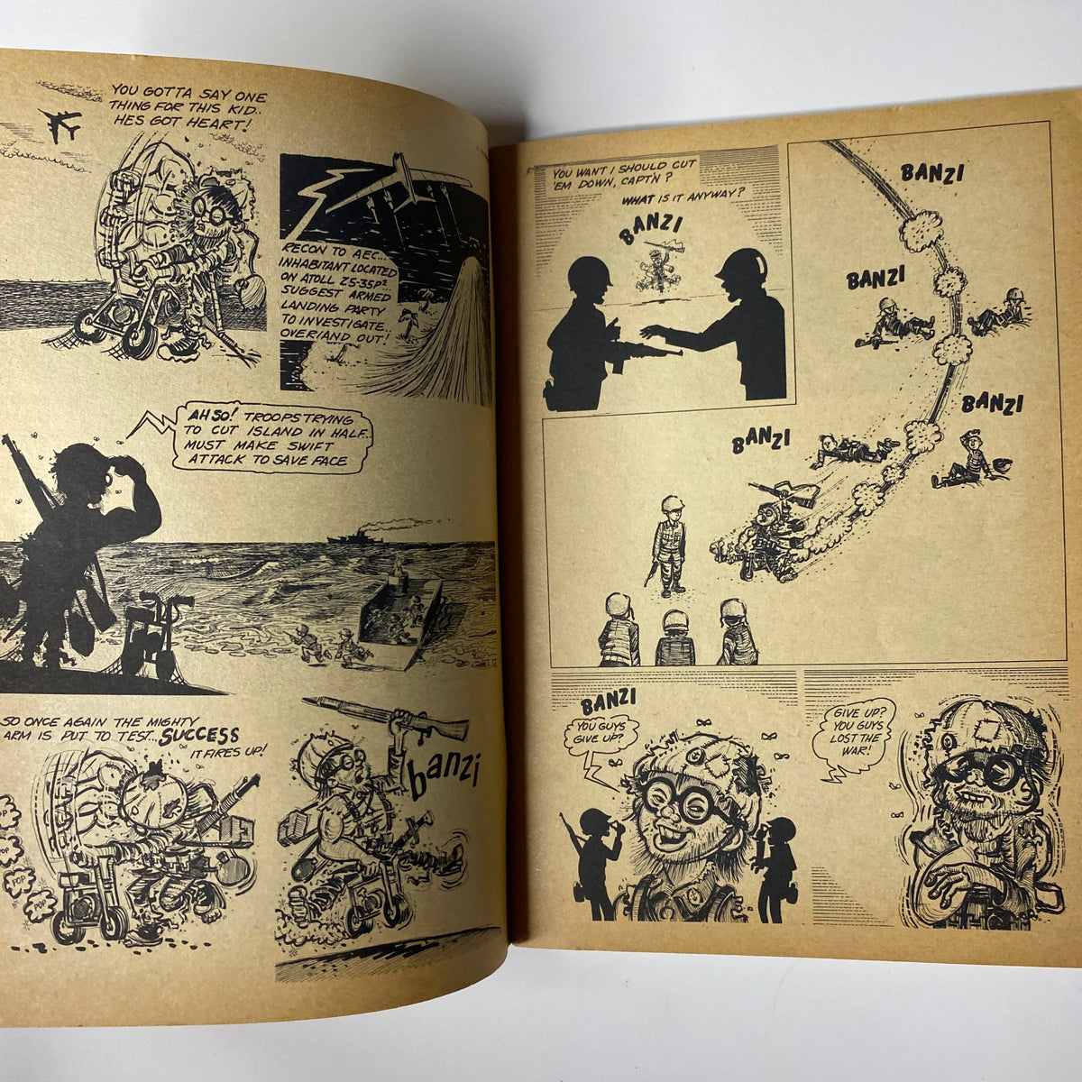 1961 Summer Car Toons comic magazine by Millar showing humorous comic strips with characters and whimsical dialogue on interior pages.