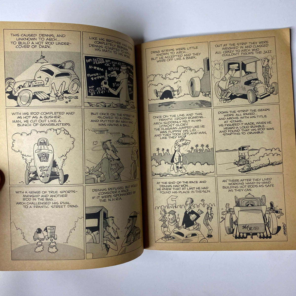 1961 Summer Car Toons comic magazine by Millar displaying vibrant illustrations of cars and comedic scenarios in a vintage comic style.