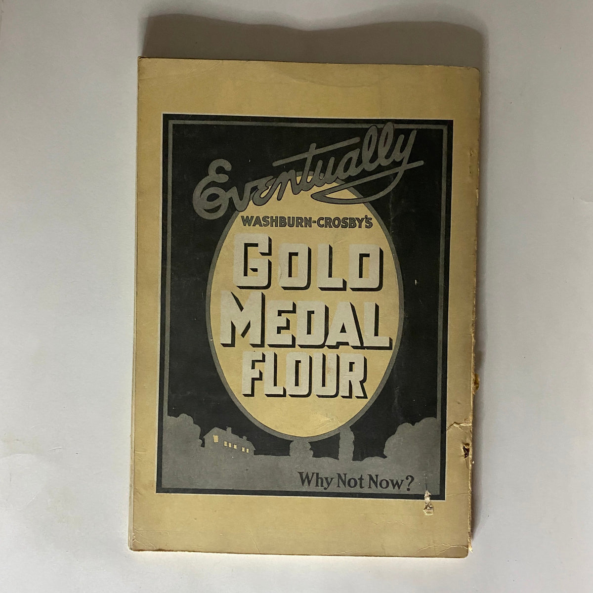 Cover of the vintage edition of the June 1920 National Geographic Magazine featuring the Mind's-Eye Map of America, displaying the promotional artwork for Washburn-Crosby's Gold Medal Flour.