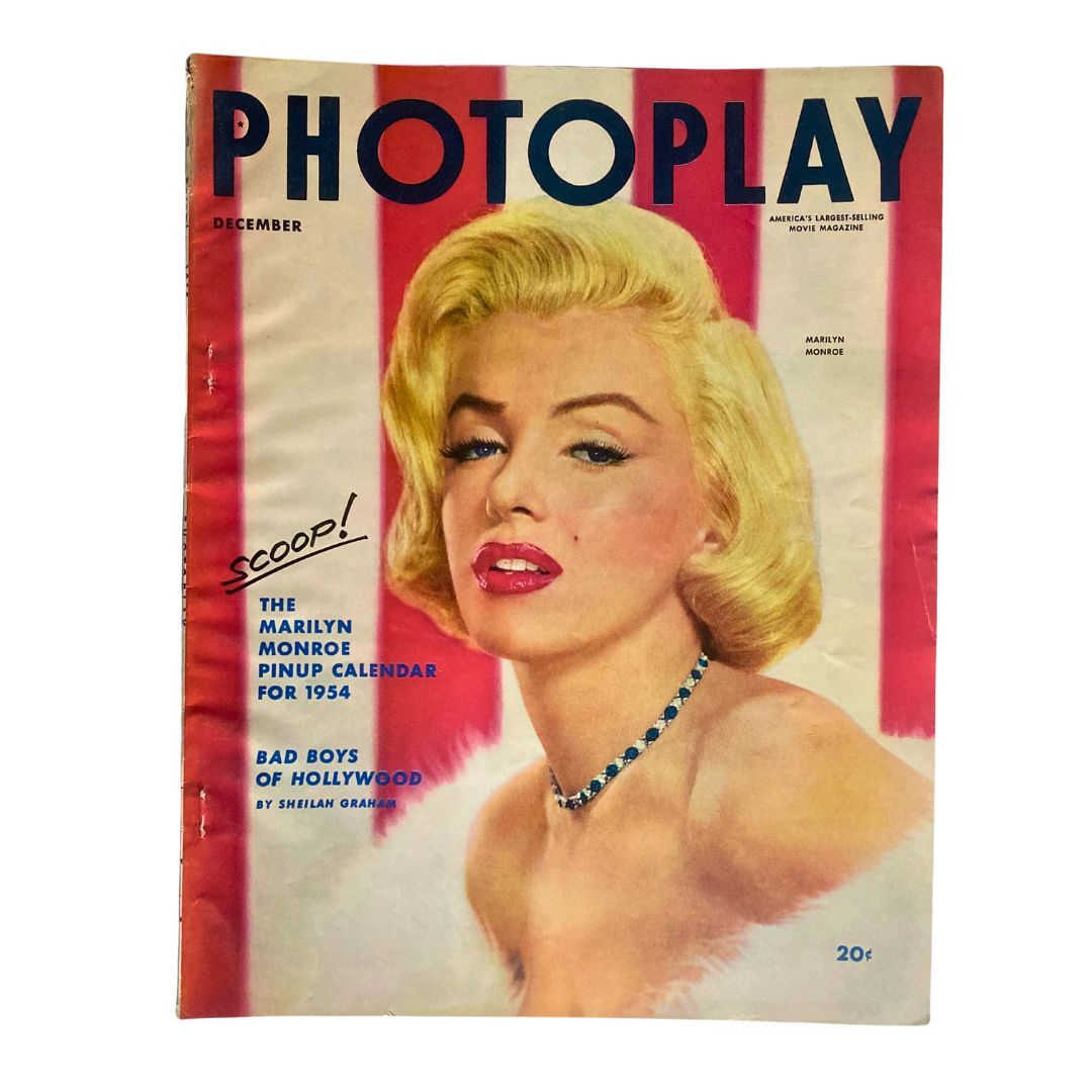 Photoplay Magazine December 1953 Vol 44 No. 6 Marilyn Monroe No Label