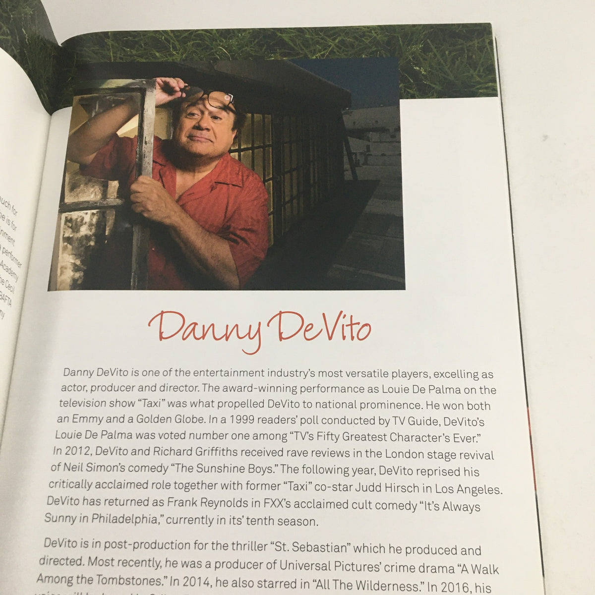 Image from '2015 An Evening of Serious Fan Celebrating The Legacy of Paul Newman' showcasing Danny DeVito, illustrating his versatility and notable performances in film and television.
