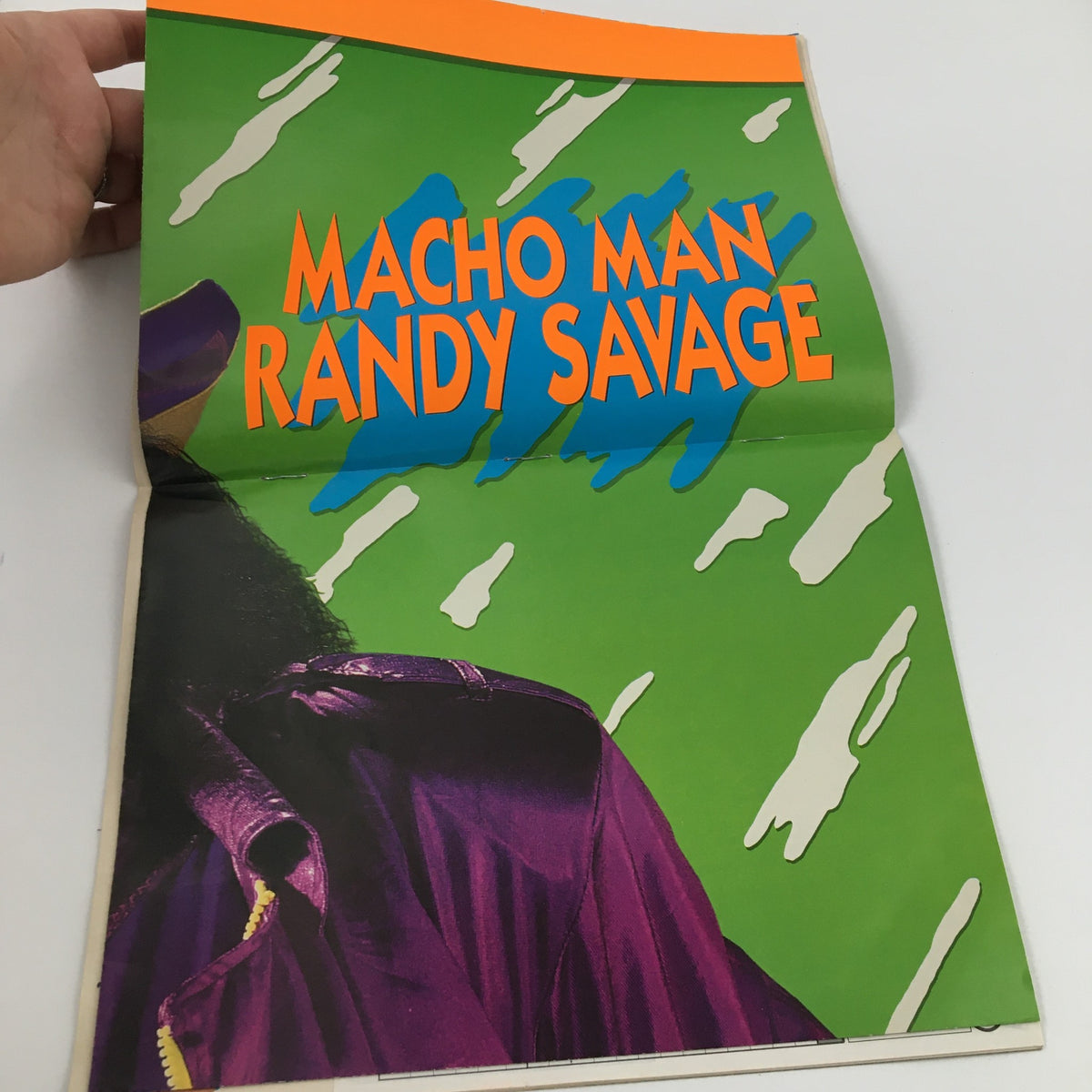 WWF Wrestling Spot Vol. 13 1991 image of a bold poster featuring Macho Man Randy Savage, showcasing his iconic persona.