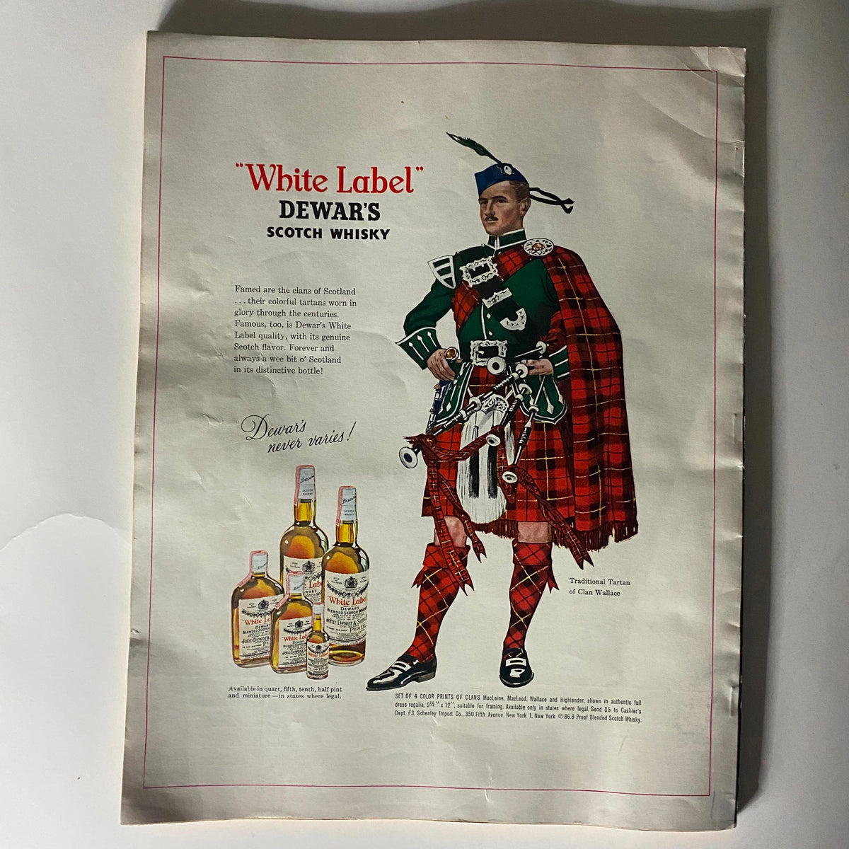 Vintage advertisement for Dewar's White Label Scotch Whisky inside the June 1962 Esquire Magazine, related to 'VTG Esquire Magazine June 1962 No. 343 Joe Louis The King Grows Older'.