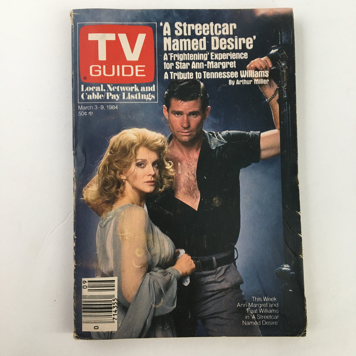 TV Guide Magazine March 3 1984 Ann-Margret & Treat Williams L.A. Edition