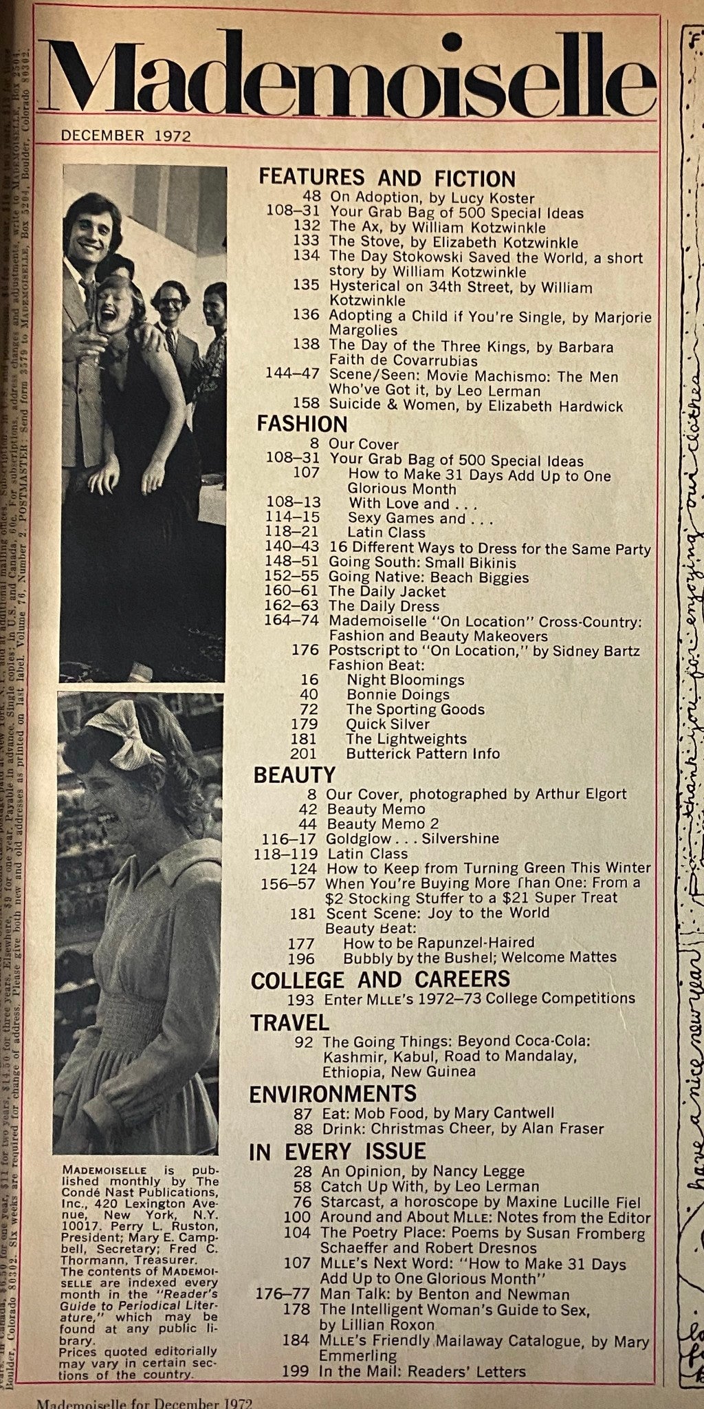 Mademoiselle Magazine Collection
