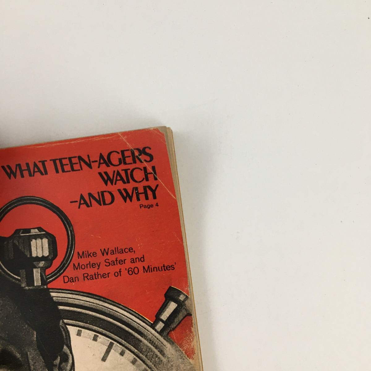 Cover detail of TV Guide Magazine April 23 1977 featuring Mike Wallace, highlighting 'What Teen-Agers Watch - And Why' article by Ellen Torgerson.