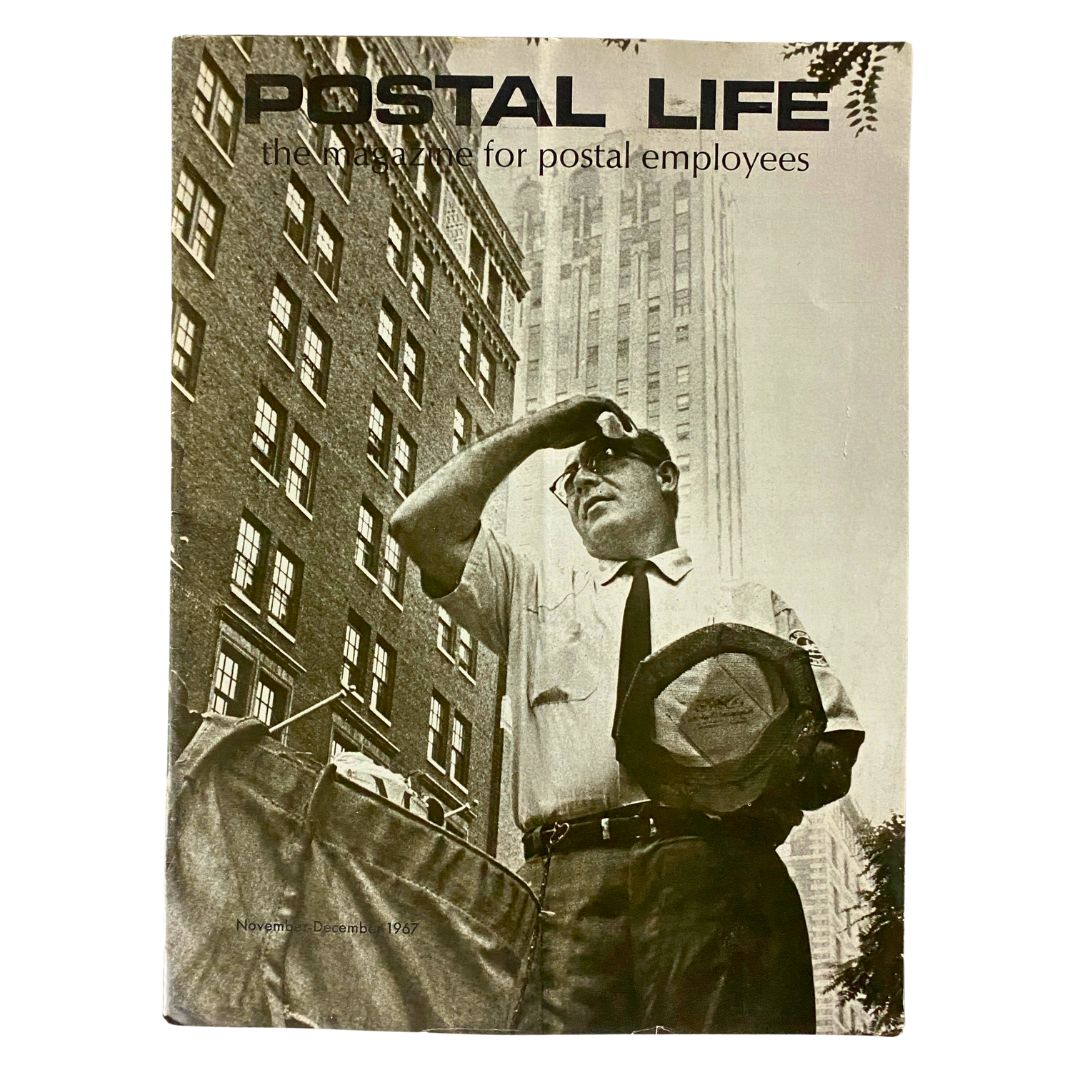 Vintage Postal Life Magazine November 1967 E. C. Hallbeck, Employee Leadership