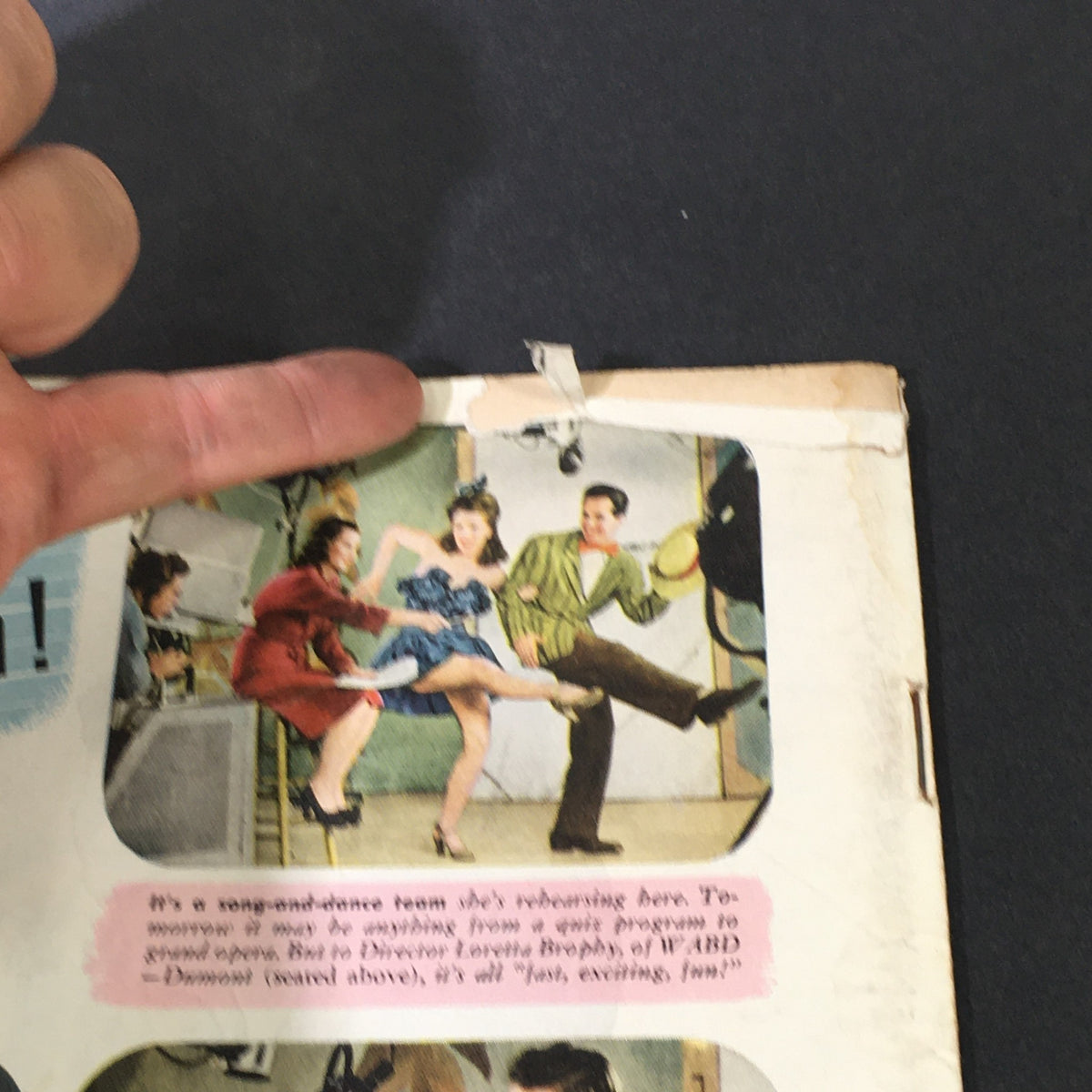 Vintage Time Magazine Vol. 46 #24 December 10, 1945 - Adolf Hitler's Heirs. Image features a dance team performing, showcasing a historical glimpse into entertainment from the post-World War II era.