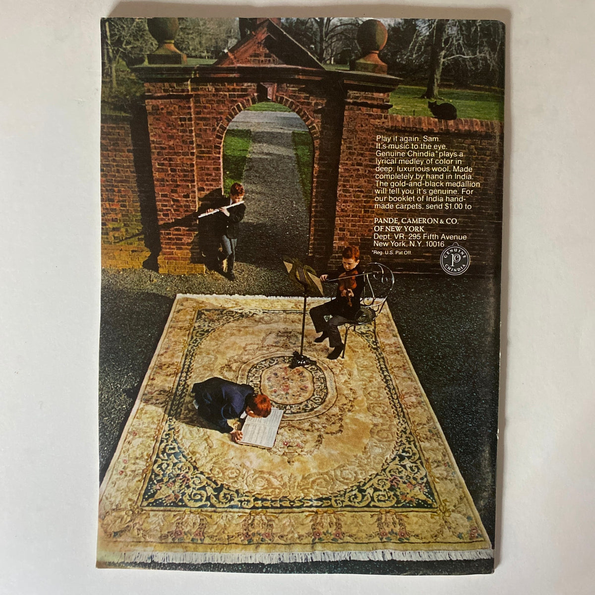 The New Yorker Full Magazine January 13 1973 featuring a whimsical illustration on the cover by Ronald Searle, depicting musicians performing on a decorative rug outdoors at an archway.