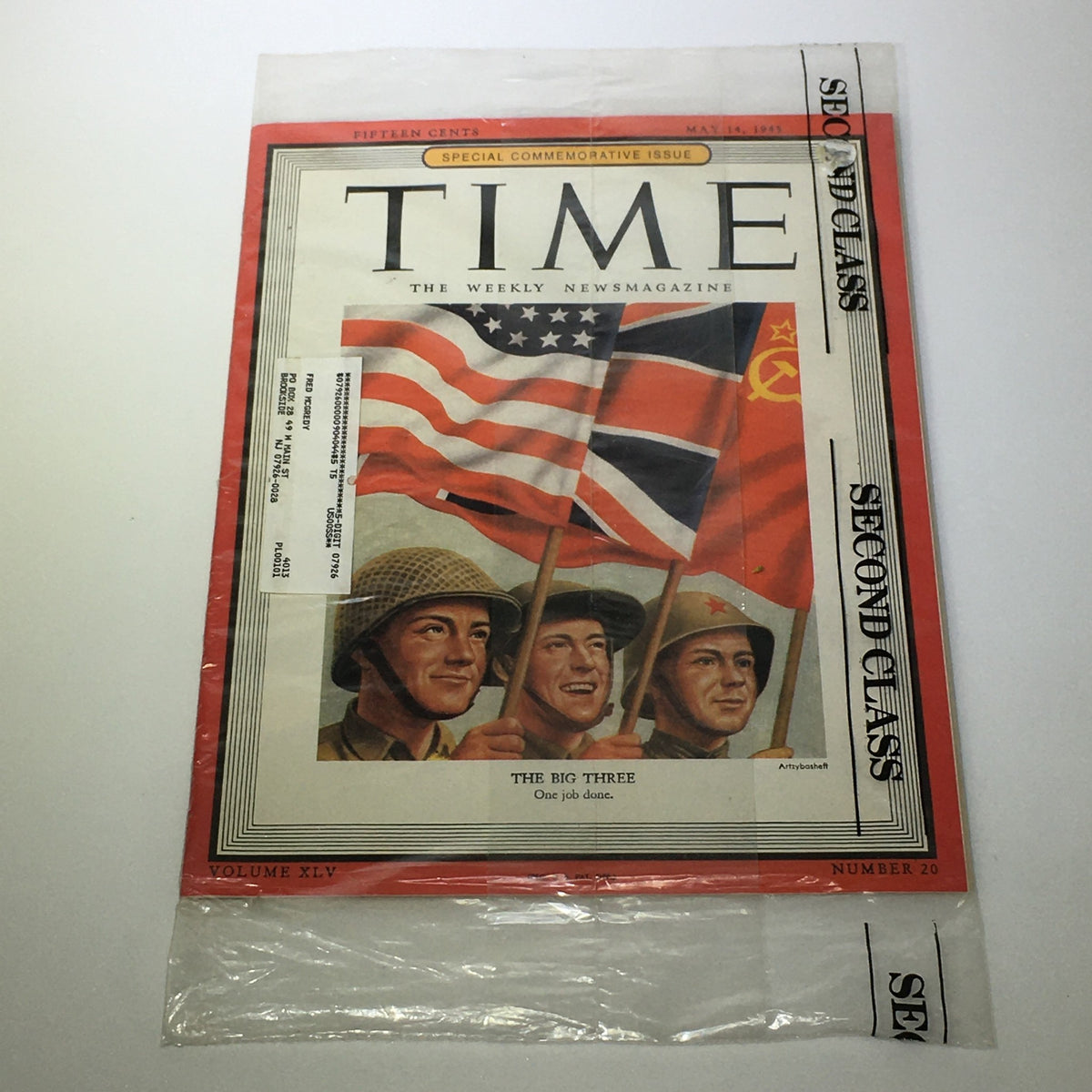 Time Magazine May 14 1945 - The Big Three, One Job Done