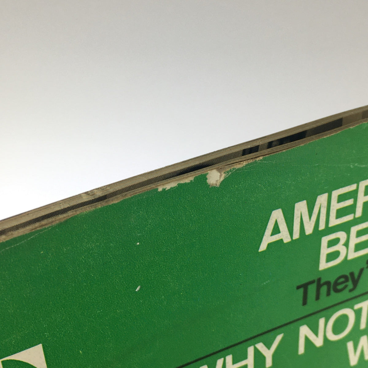Close-up of the edge of The Saturday Evening Post magazine from June 18, 1966, showing minor wear and vintage charm.