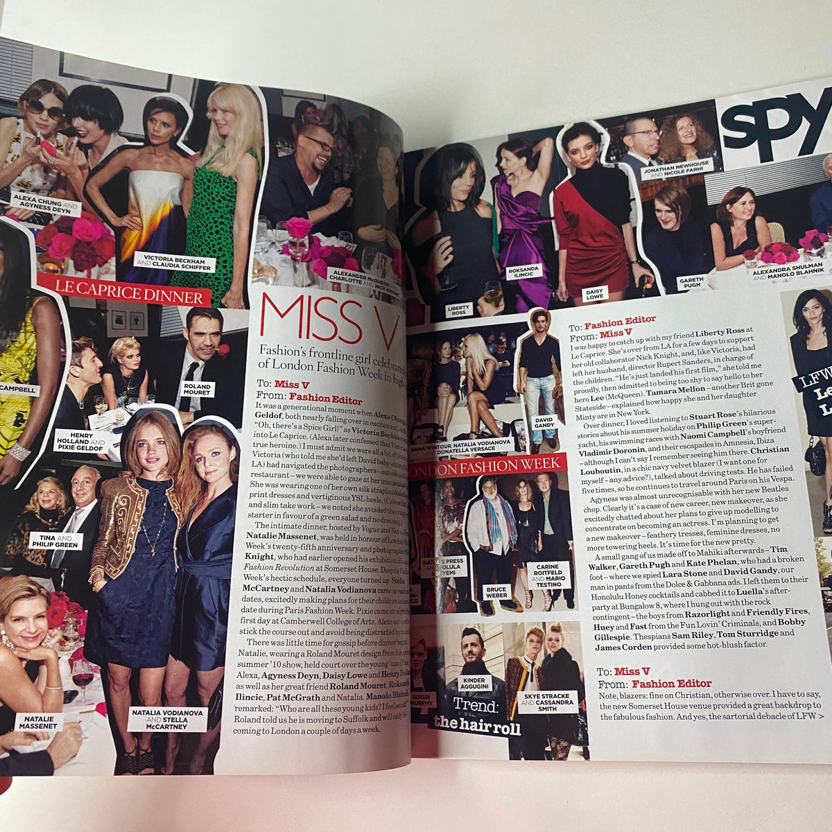Vogue British Magazine December 2009 highlights a glamorous fashion event with notable personalities, capturing the essence of high society style and elegance.