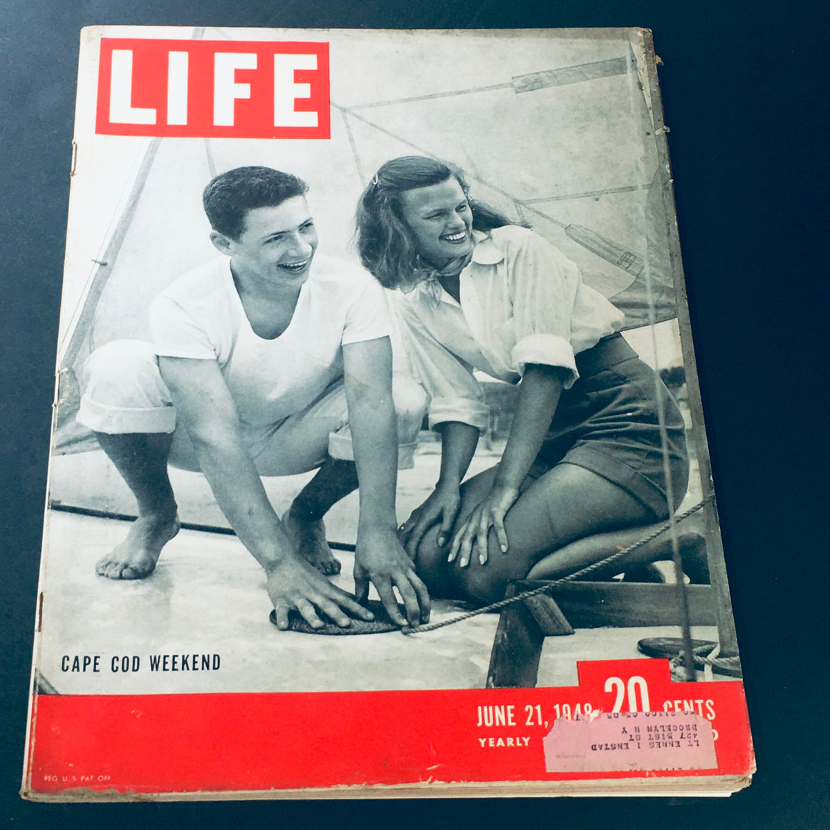 Life Magazine June 21 1948 Featuring Cape Cod Weekend and Alida Valli - Vintage Collectible