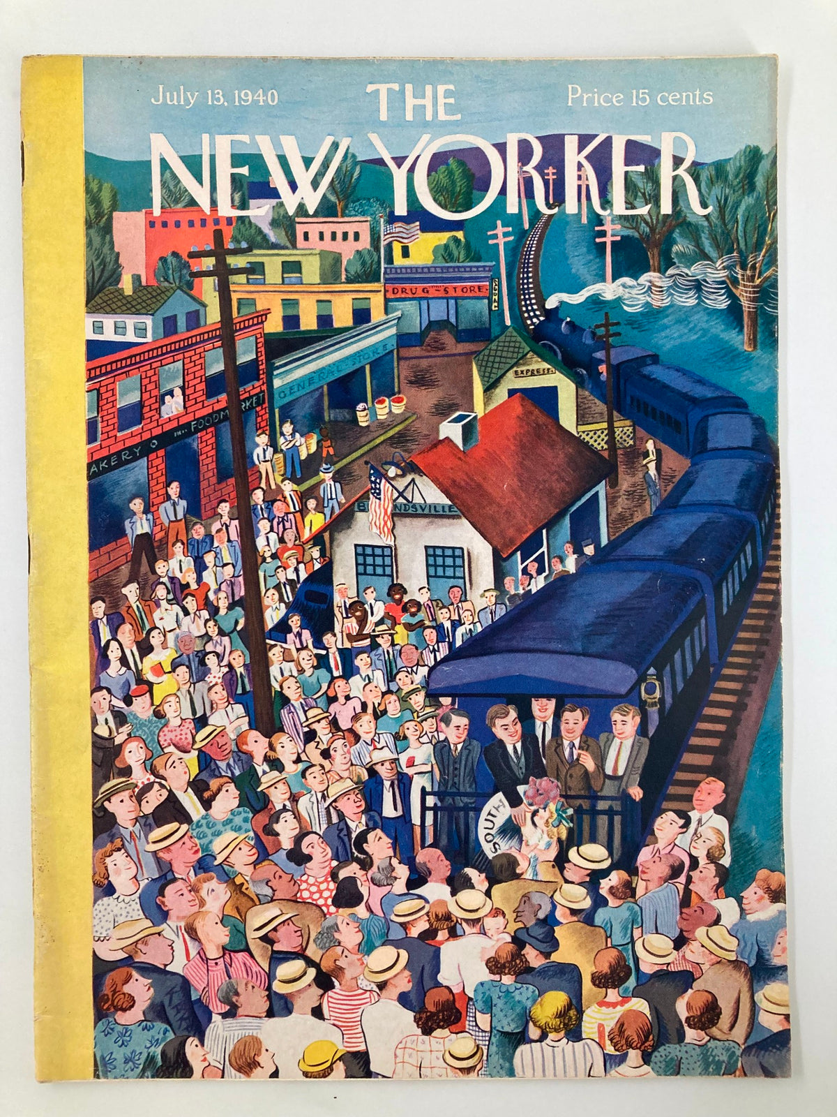 The New Yorker Magazine July 13 1940 Campaigning South by Ilonka Karasz No Label