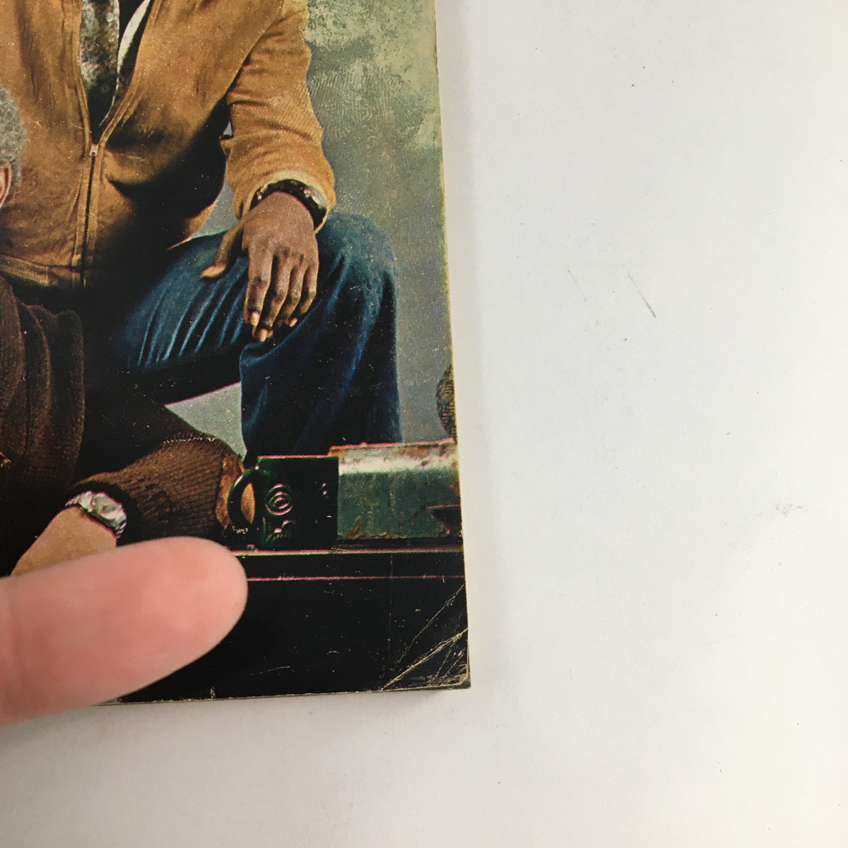 Partial view of the cover of TV Guide Magazine May 13, 1972 with Redd Foxx and Demond Wilson, showcasing an iconic moment in classic TV history.