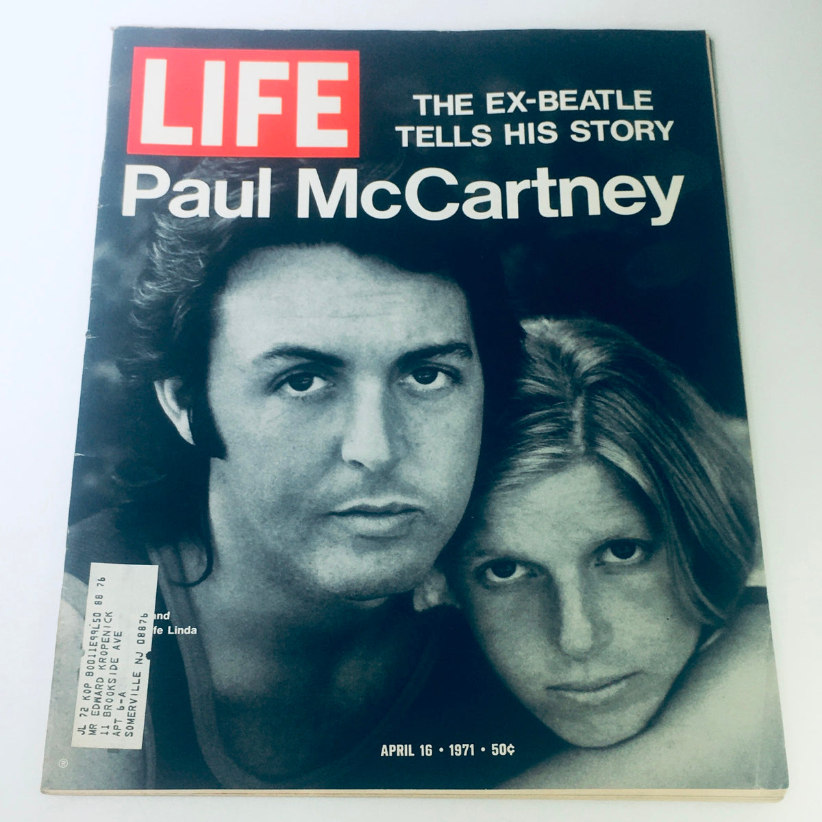 VTG Life Magazine April 16 1971 featuring Paul McCartney, the Ex-Beatle, showcasing an exclusive interview with the iconic musician.
