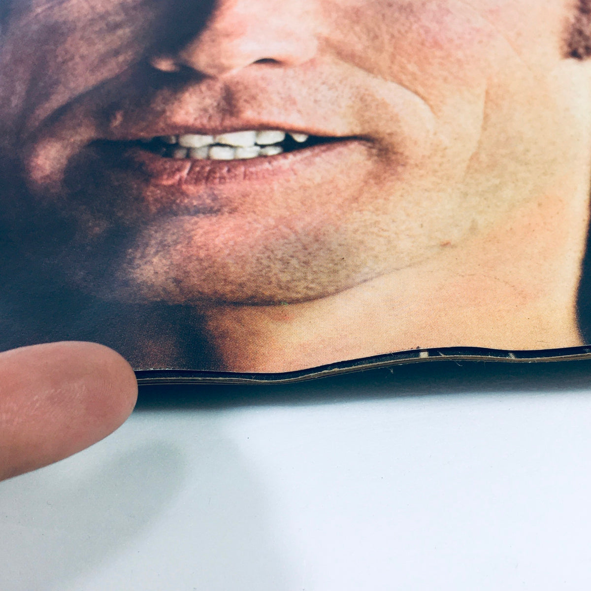 Close-up detail of the cover of VTG Life Magazine July 23, 1971 showcasing Clint Eastwood, including minor wear details, preserving the magazine's vintage charm.