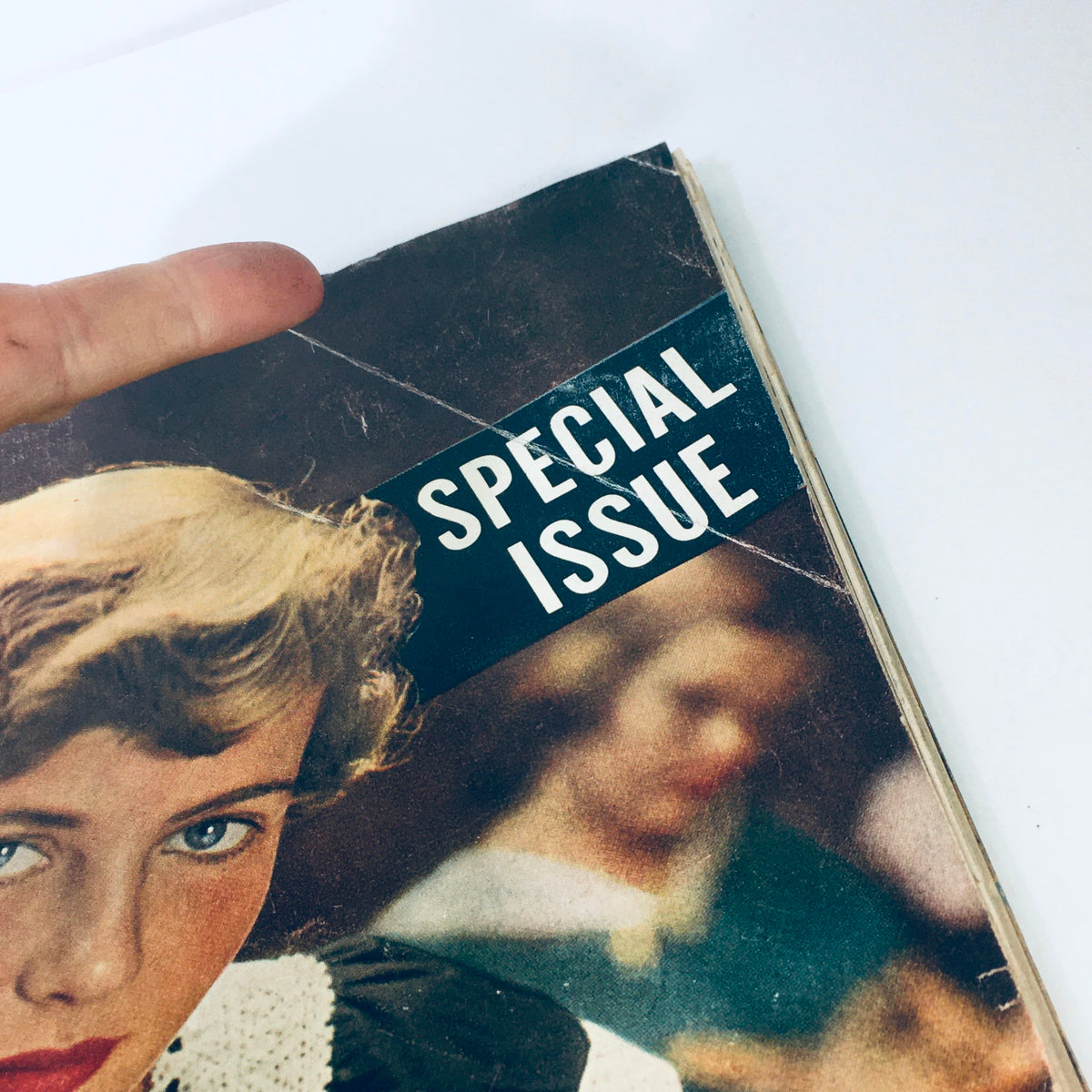 Cover of VTG Life Magazine October 16, 1950, highlighting the 'Special Issue' theme with a vintage photograph and historical context regarding U.S. schools facing crisis.
