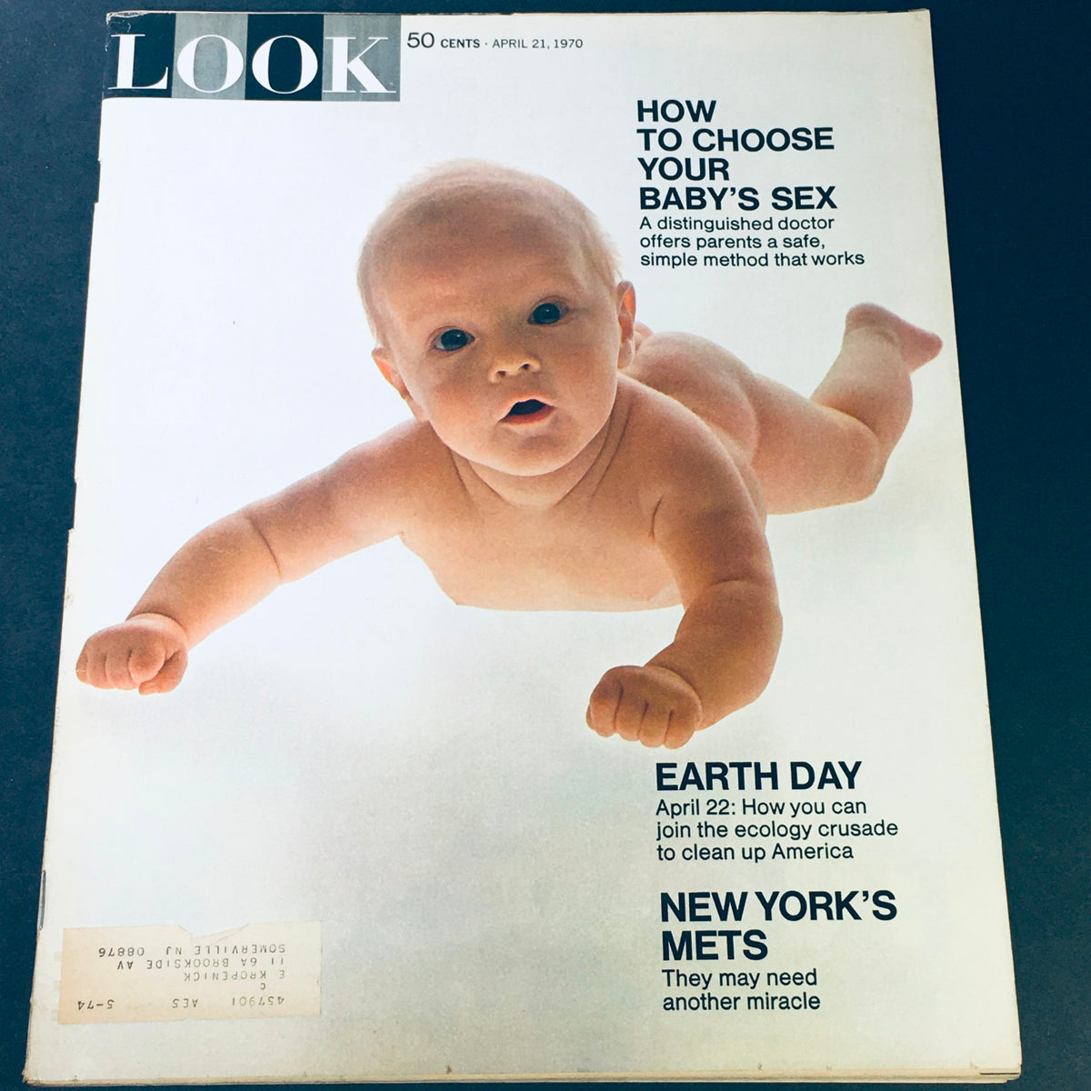 Vintage Look Magazine April 21 1970 - April 22 1970 Earth Day / New York Met's