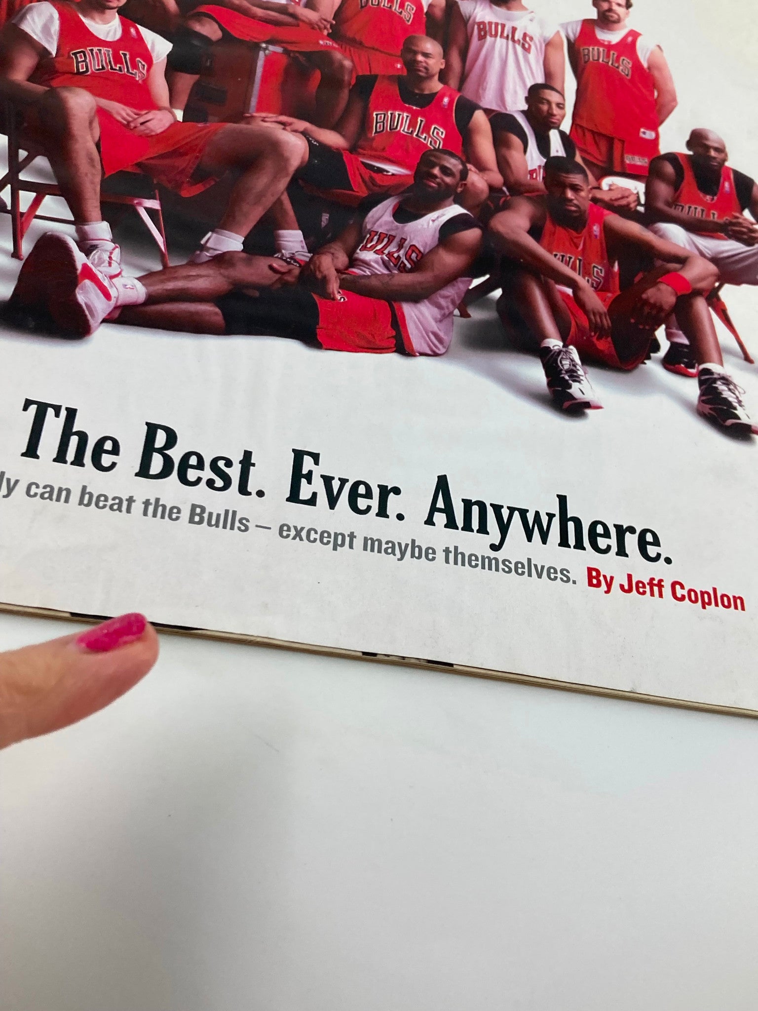 1996 NY Times Mag: Bulls & MJ