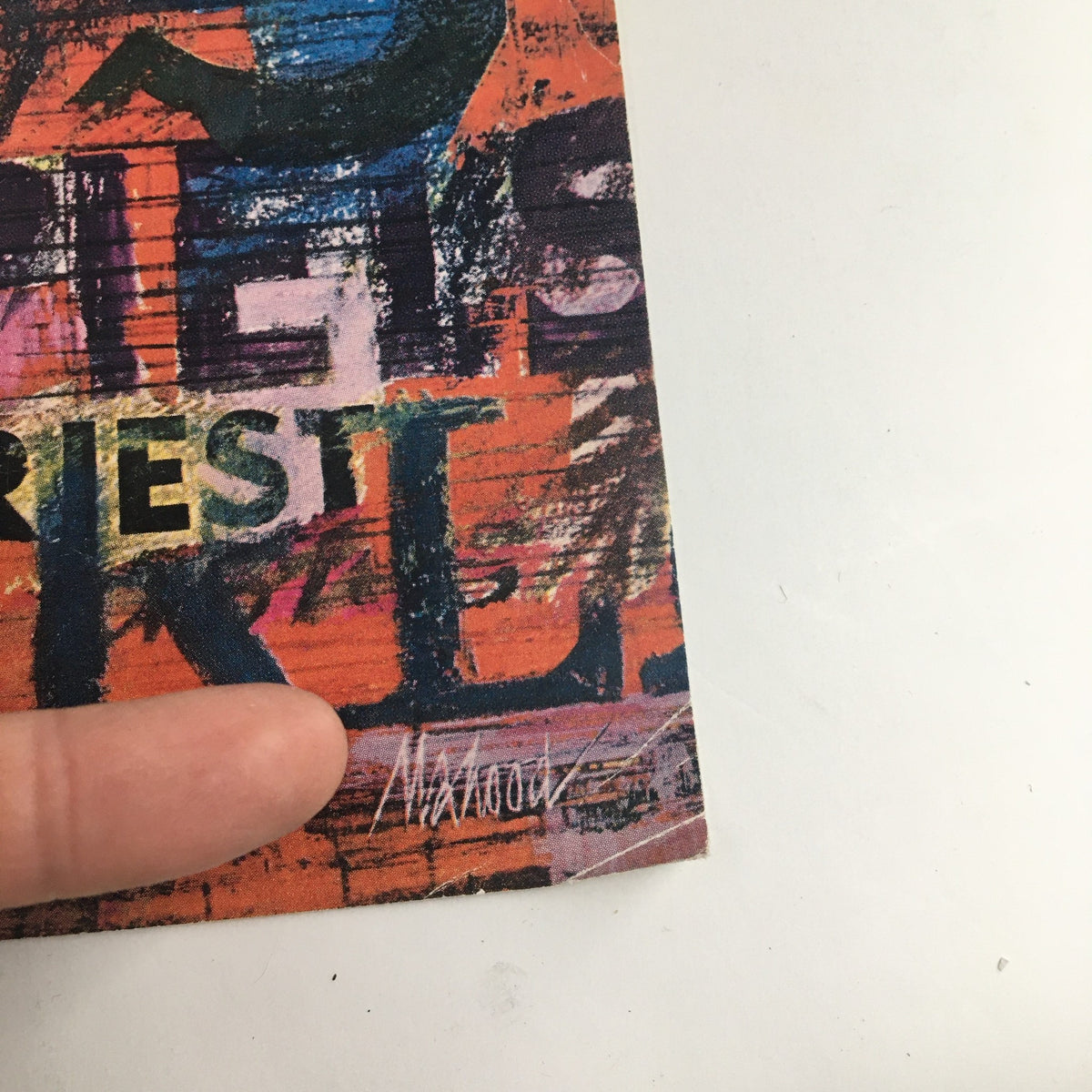 Cover of The New Yorker from June 18, 1966, themed by Heidi Goennel, showing vibrant artwork with text elements, and a signature in the corner. Condition listed as good with minor wear.