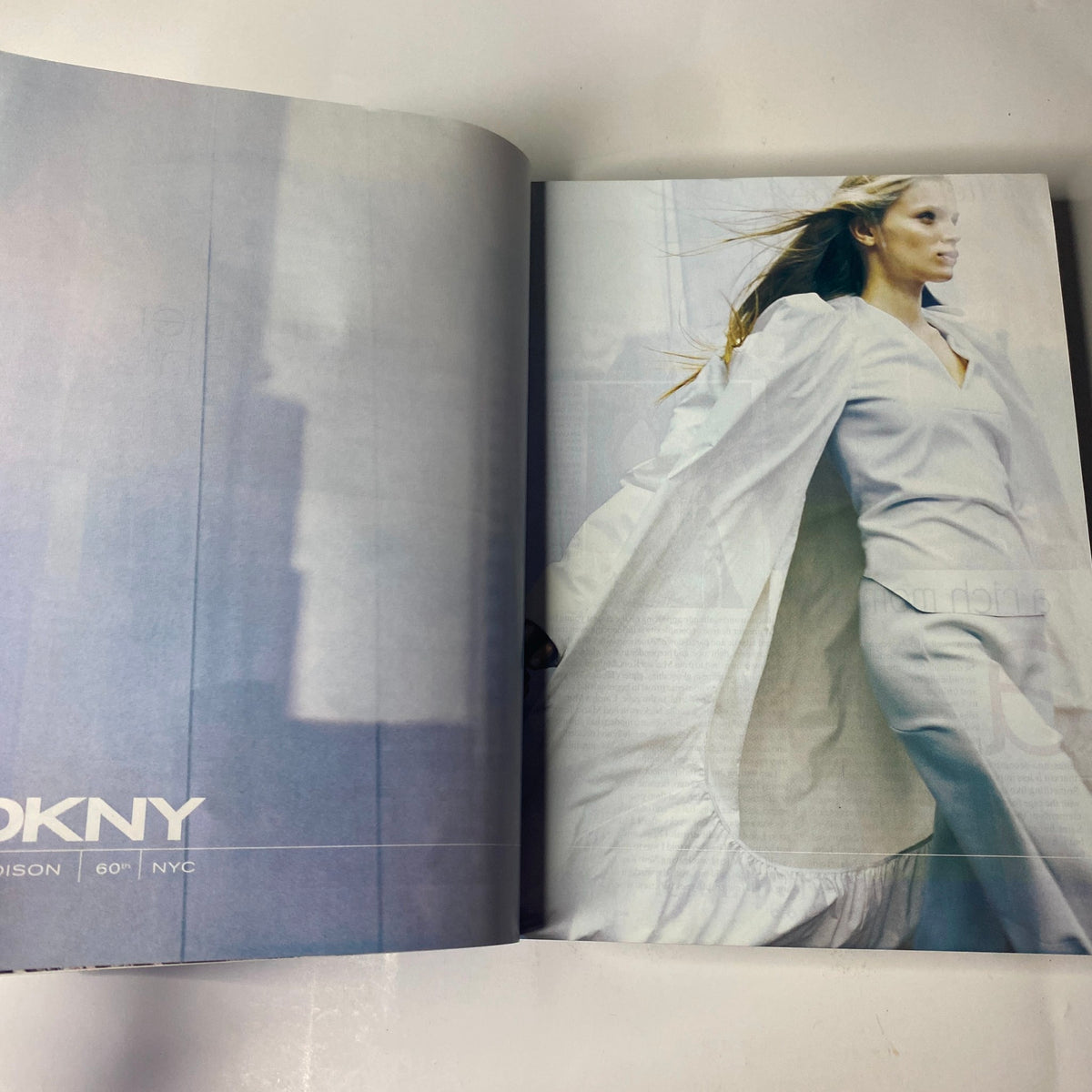 Vogue Magazine September 1999 showcasing high fashion editorial images with a minimalist aesthetic.