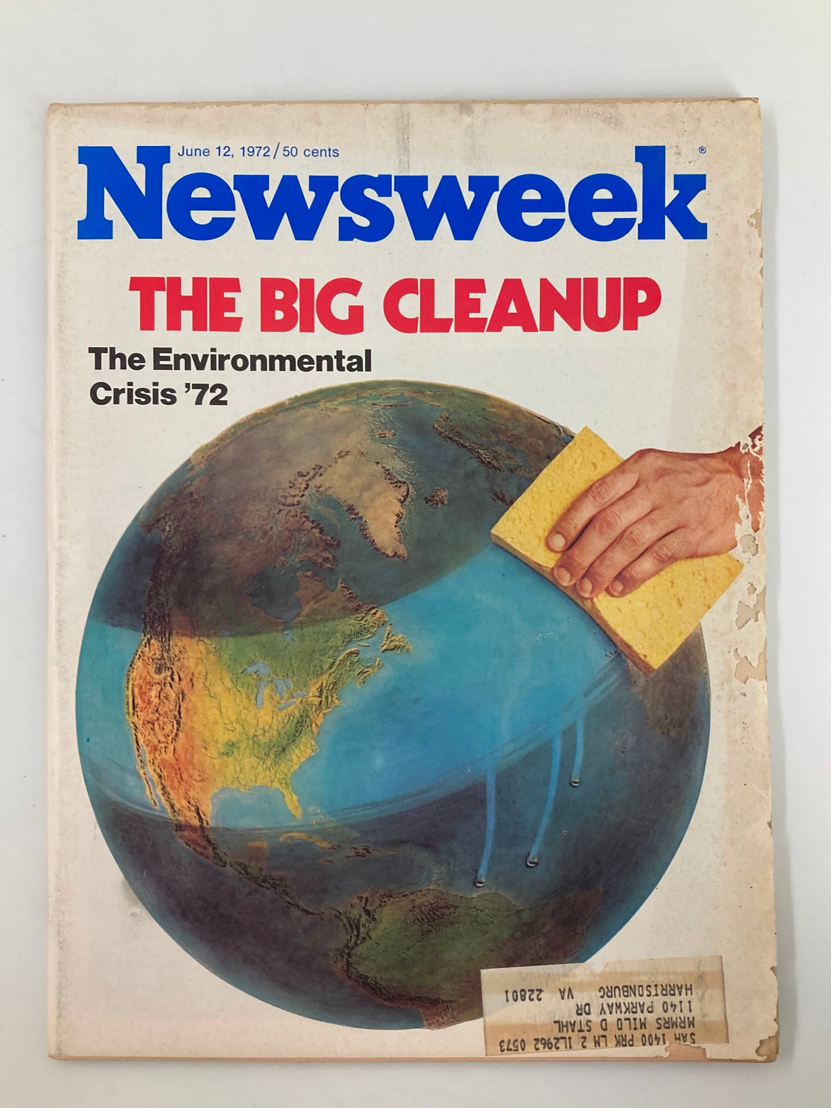 Vintage Newsweek Magazine June 12 1972 The Big Cleanup Environmental Crisis '72