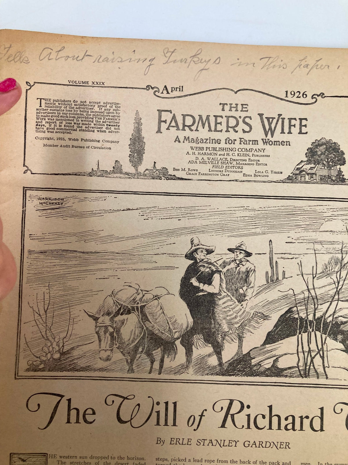 April 1926 Farmer's Wife Magazine