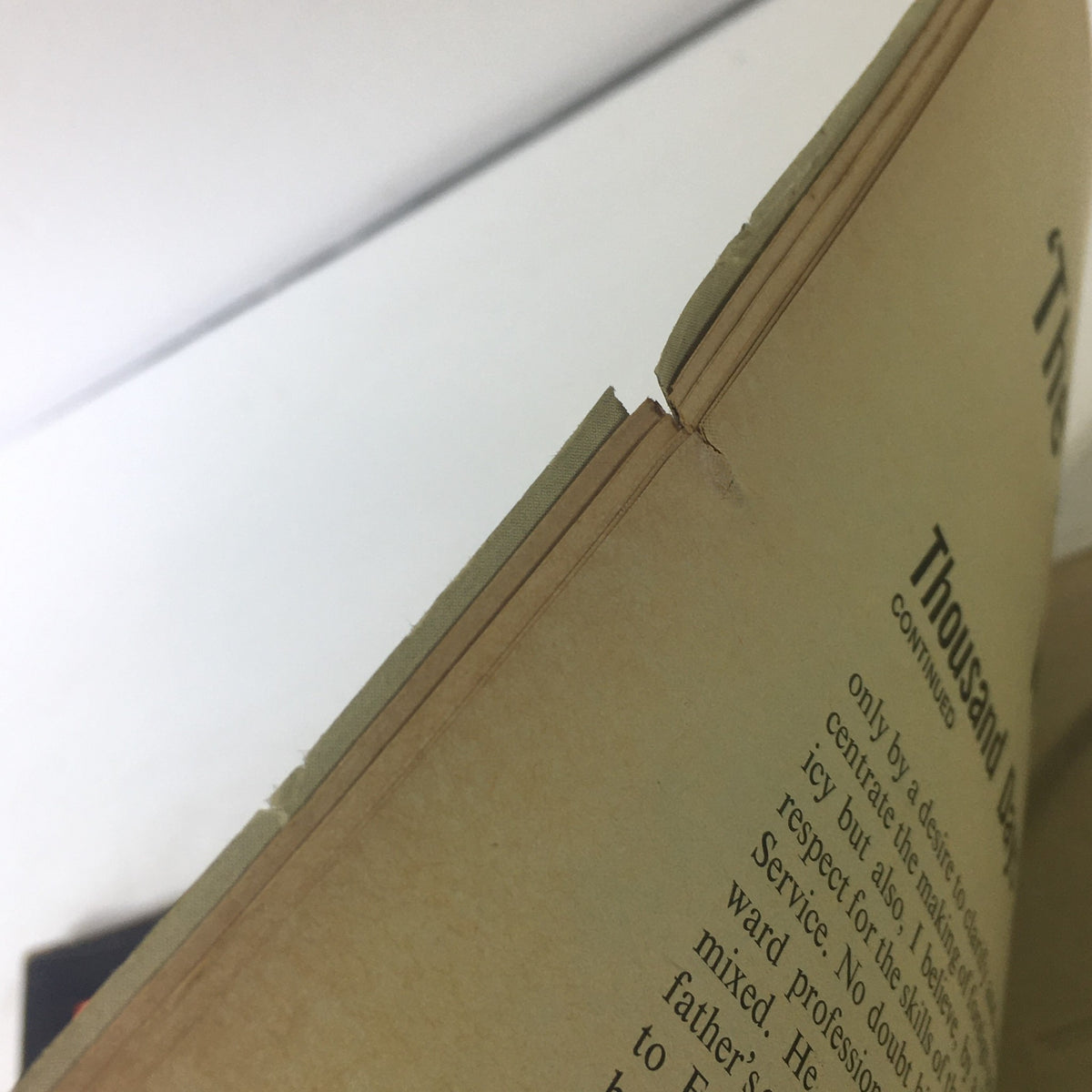 Photo of the inside edge of VTG Life Magazine July 10 1965 showing wear, reflecting the magazine's vintage condition and history.