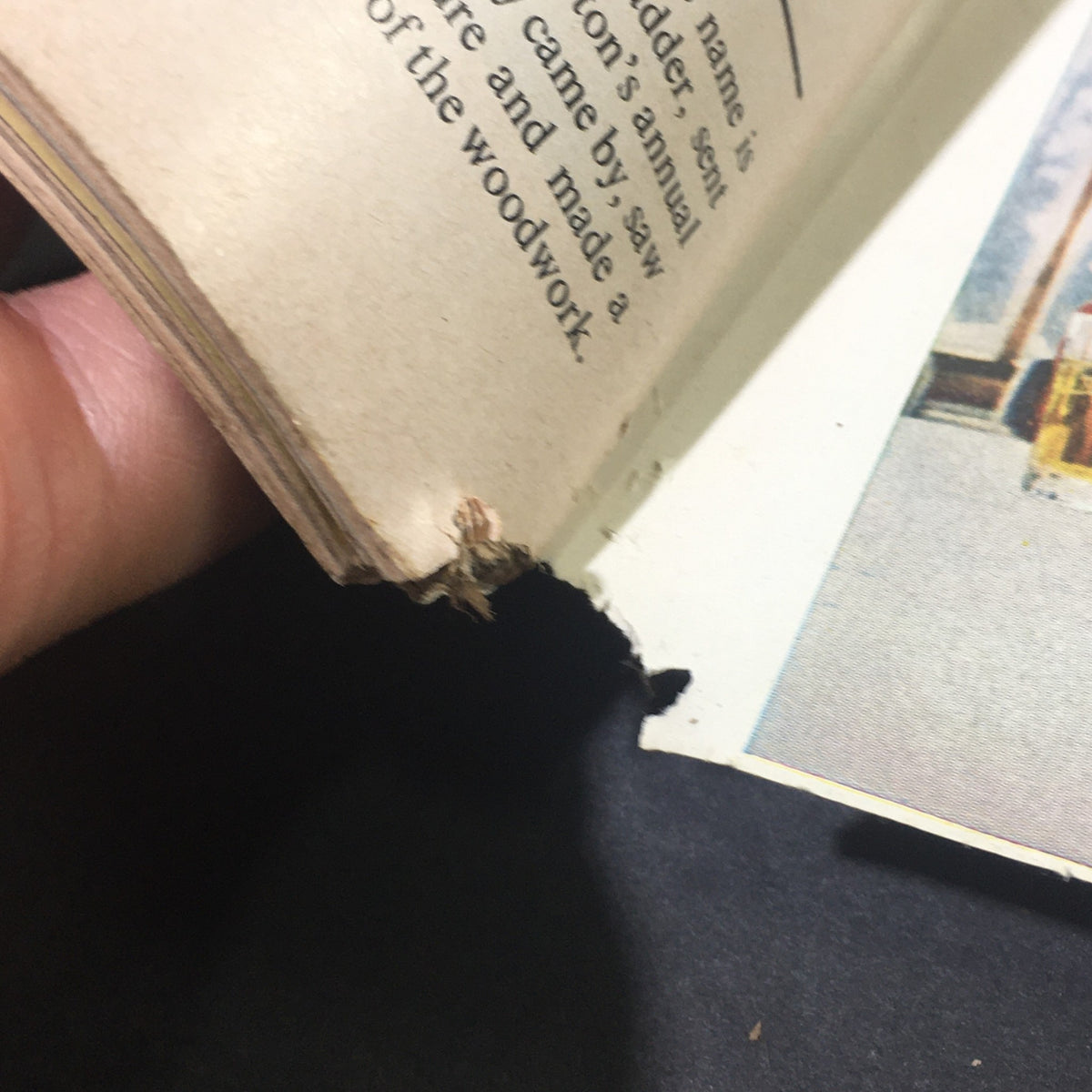 Detail of the edge damage on the Life Magazine November 1 1963 - Sen. Barry Goldwater The Arizonan Rides East, showcasing wear typical of vintage publications.