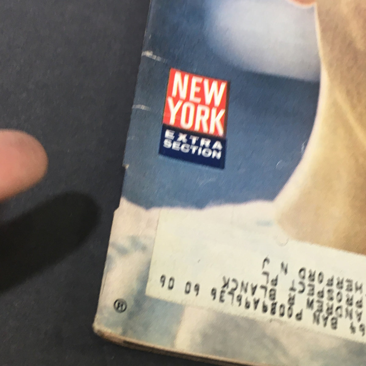 Side view of the August 2, 1963 Life Magazine, showcasing the 'New York Extra Section' label.