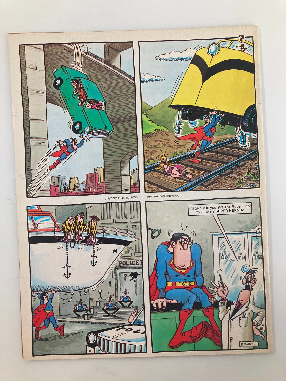 Mad Magazine July 1979 No. 208 Superman and Alfred Fine FN 6.0 No Label