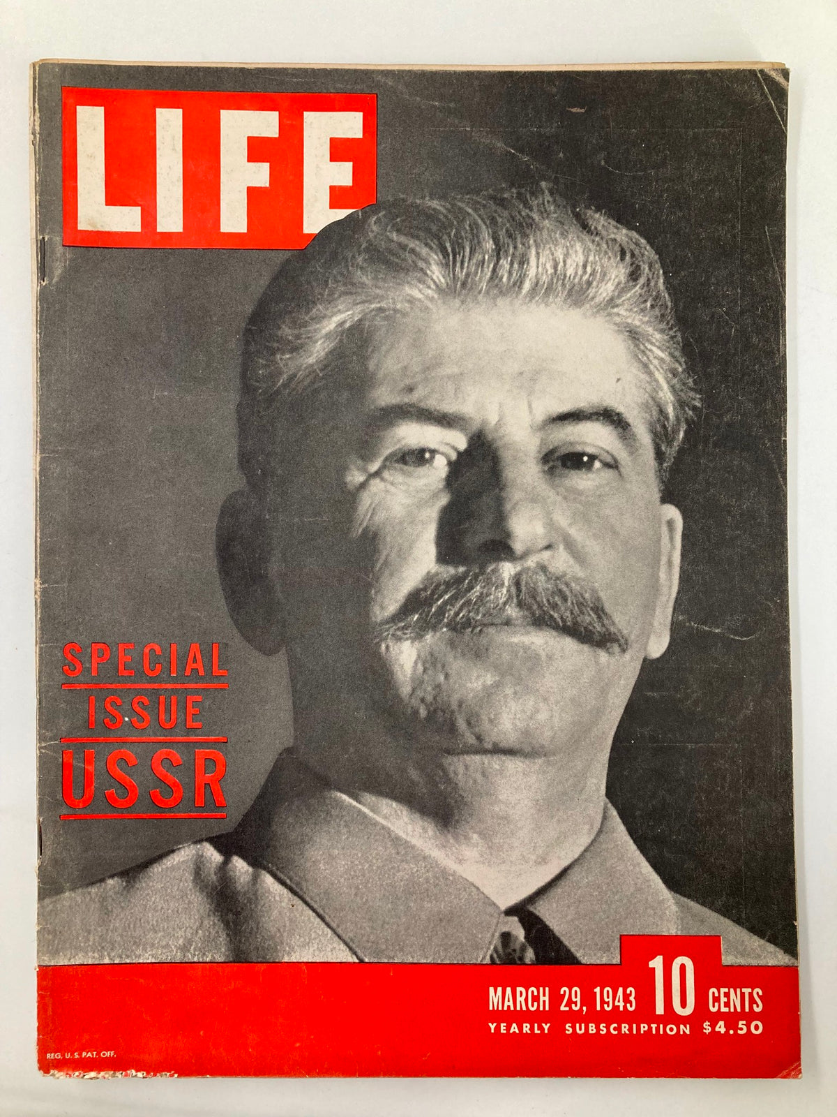 Life Magazine March 29 1943 Joseph Stalin A Special USSR Issue No Label